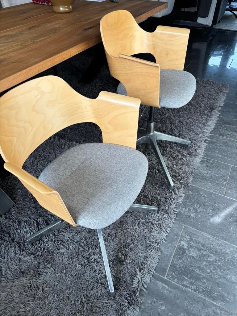 Bureaustoelen FJALLBERGET Ikea 2 St., Ophalen, Twee, Zo goed als nieuw, Hout