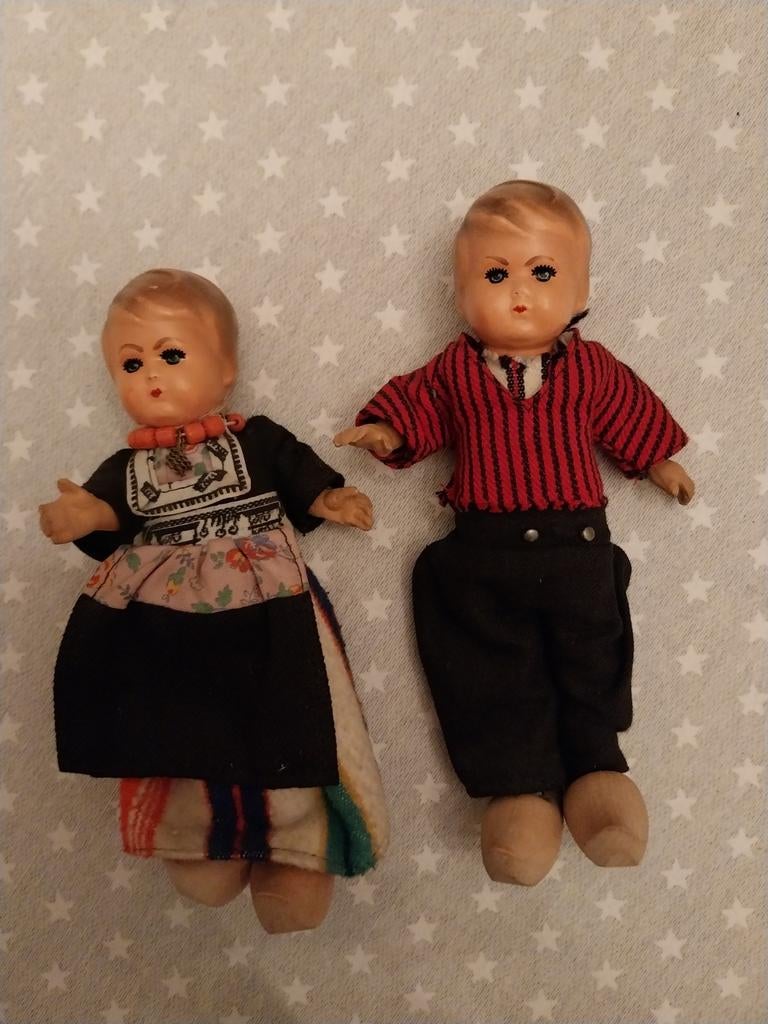 Lassie popjes, jaren 60., Ophalen of Verzenden, Gebruikt