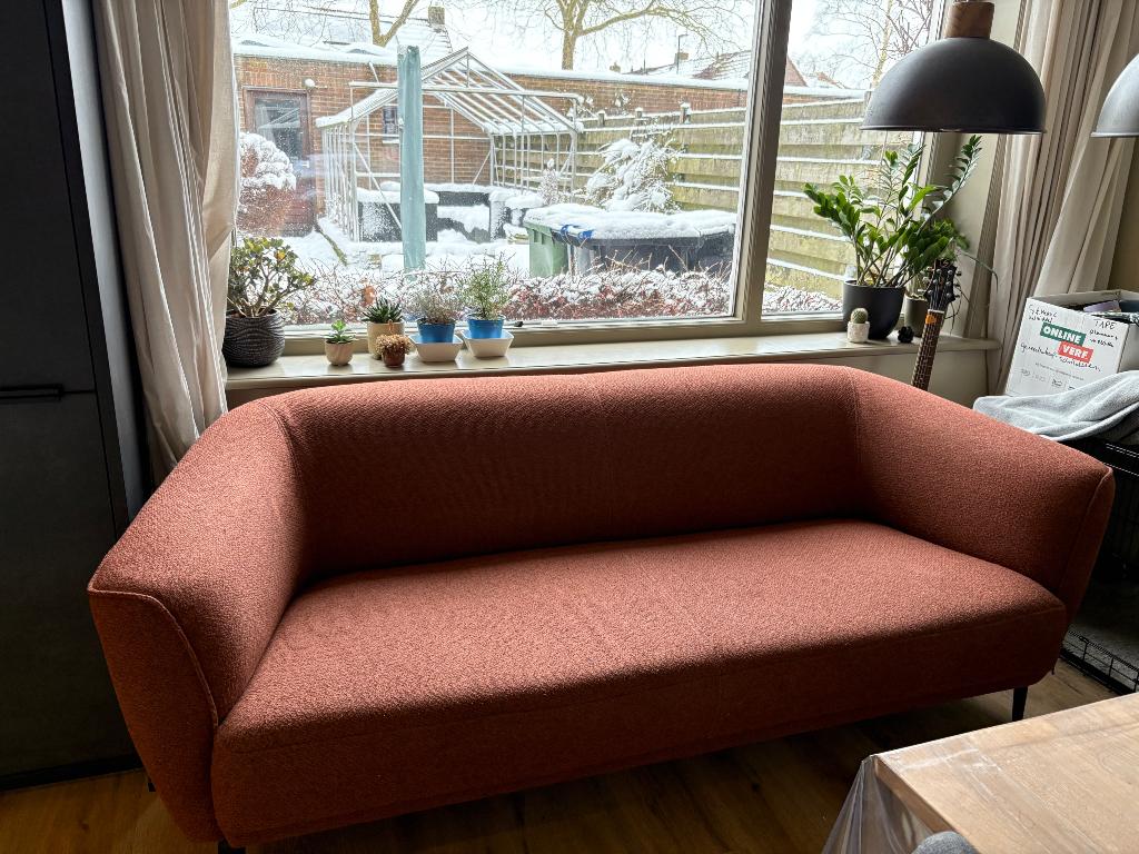 3 zits bank BROOKS van XOOON, Huis en Inrichting, Banken | Bankstellen, Ophalen, Driepersoons, 75 tot 100 cm, Zo goed als nieuw