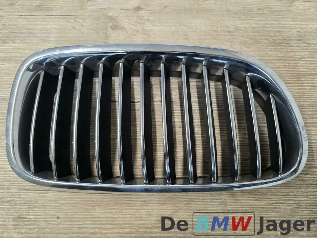 Grille rechts zwart chroom BMW 5-serie F10 F11 51137200728, Gebruikt, Ophalen of Verzenden, BMW, BMW