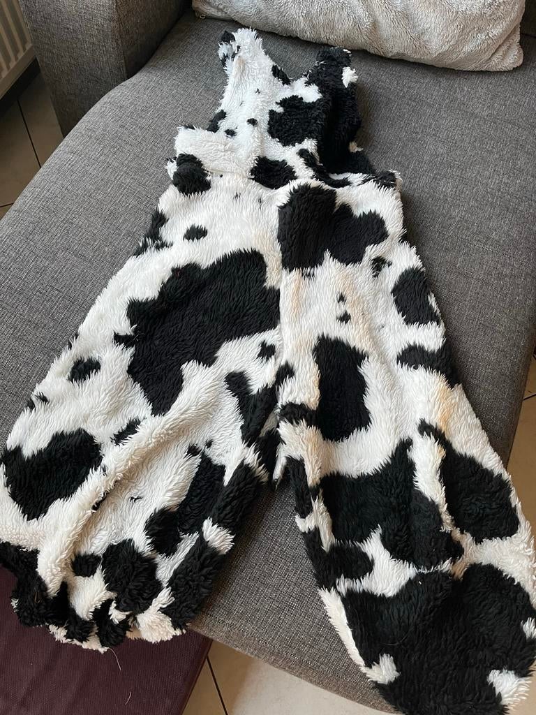 Carnavalsoutfit tuinbroek koe. Kindermaat tot xs/s, Ophalen of Verzenden, Jongen of Meisje