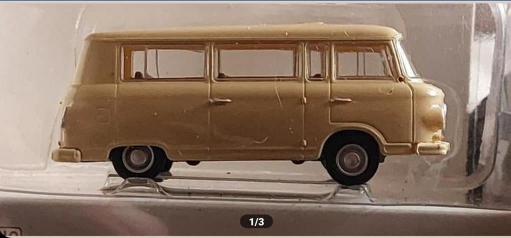 H0LK 0212 BARKAS BUSJES 1/87, Ophalen of Verzenden, Nieuw, Bus of Vrachtwagen, Brekina