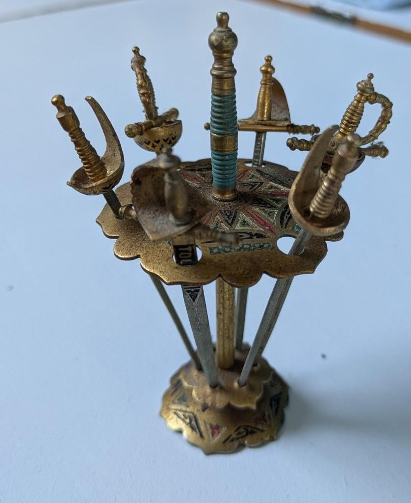 Vintage Toledo zwaard prikkers Jaren 60, Antiek en Kunst, Ophalen of Verzenden