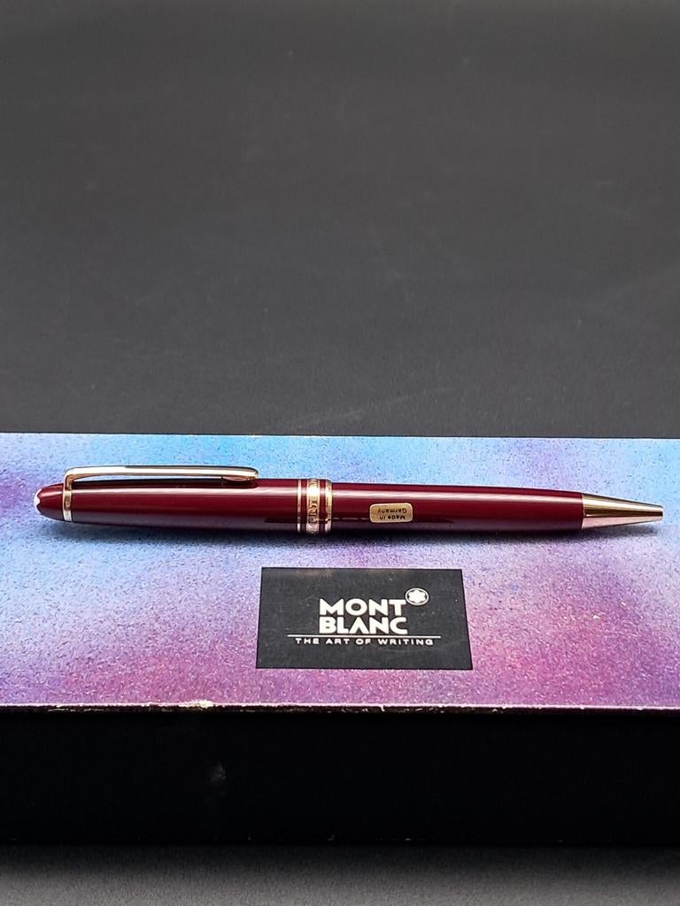 Montblanc Meisterstück Classique Burgundy Balpen, Verzamelen, Pennenverzamelingen, Balpen, Nieuw, Met doosje, Ophalen of Verzenden