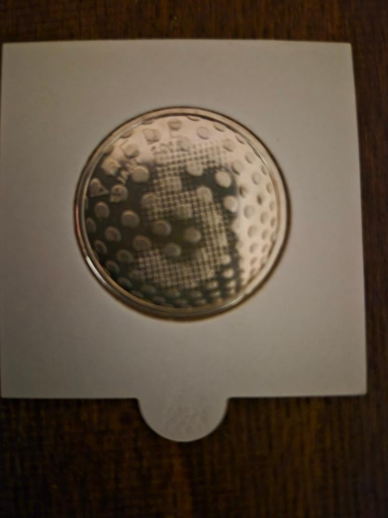 Vredes Vijfje UNC in munthouder Nederland 2005., Zilver, Overige landen, Ophalen of Verzenden, 5 euro