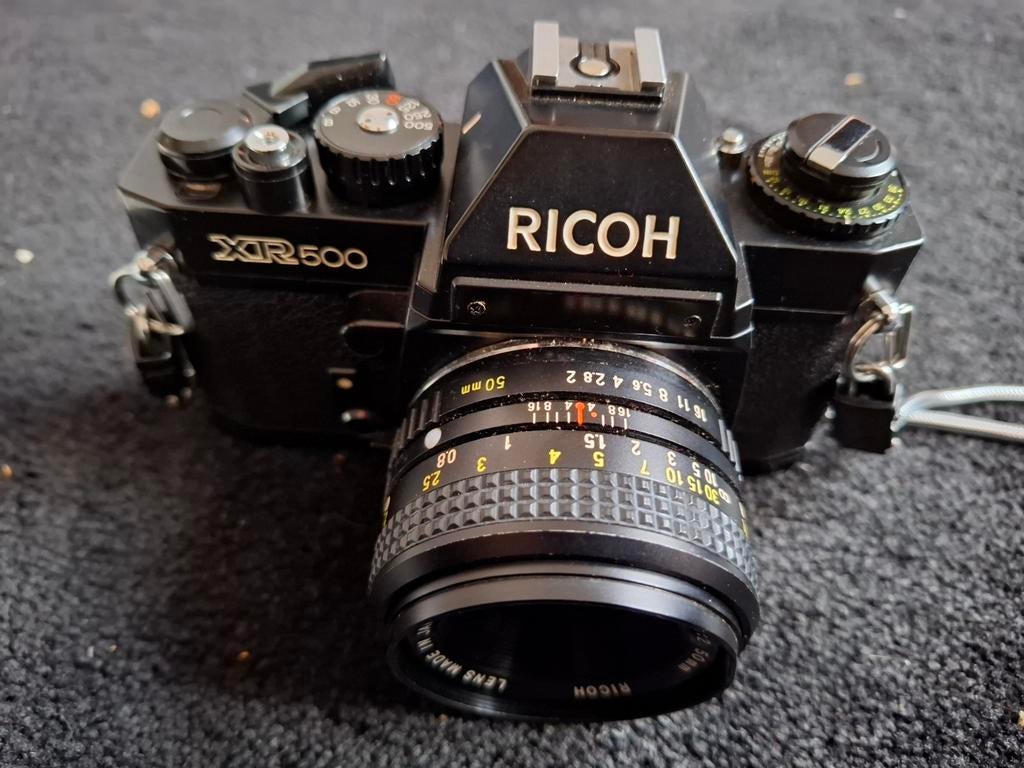 Ricoh XR500 Camera met accessoires, Ophalen of Verzenden, Gebruikt, Spiegelreflex, Overige Merken