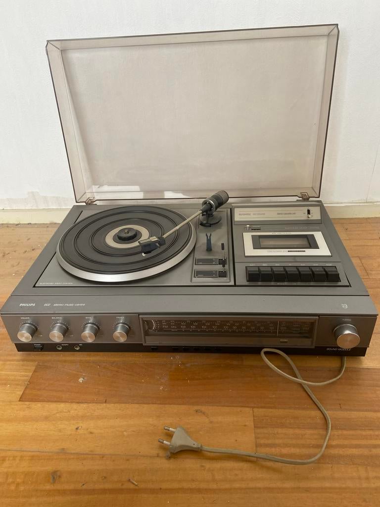 Philips 902 Stereo Music Centre Platenspeler, Ophalen, Philips, Gebruikt, Automatisch