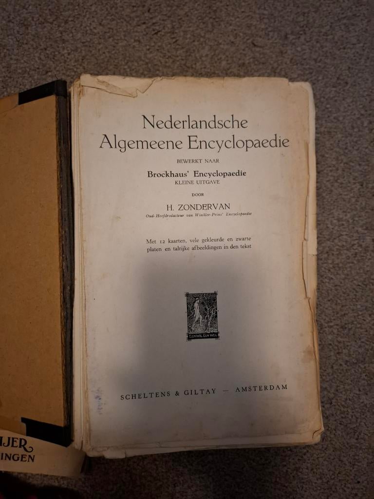Nederlandsche Algemeene Encyclopaedie, Boeken, Gelezen, Ophalen of Verzenden, Los deel, Algemeen