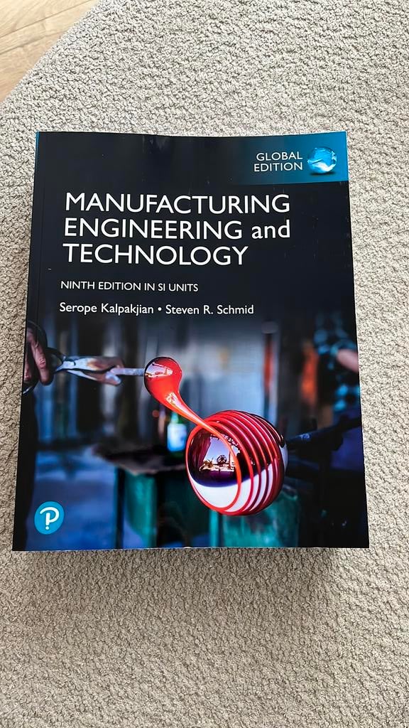 Boek: manufacturing engineering and technology, Nieuw, Ophalen of Verzenden, Serope Kalpakjian en Steven Schmid, Overige onderwerpen