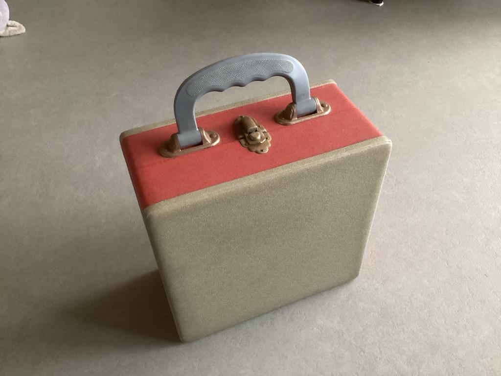 Platenkoffertje voor singles, Cd's en Dvd's, Vinyl Singles, Ophalen of Verzenden, Gebruikt