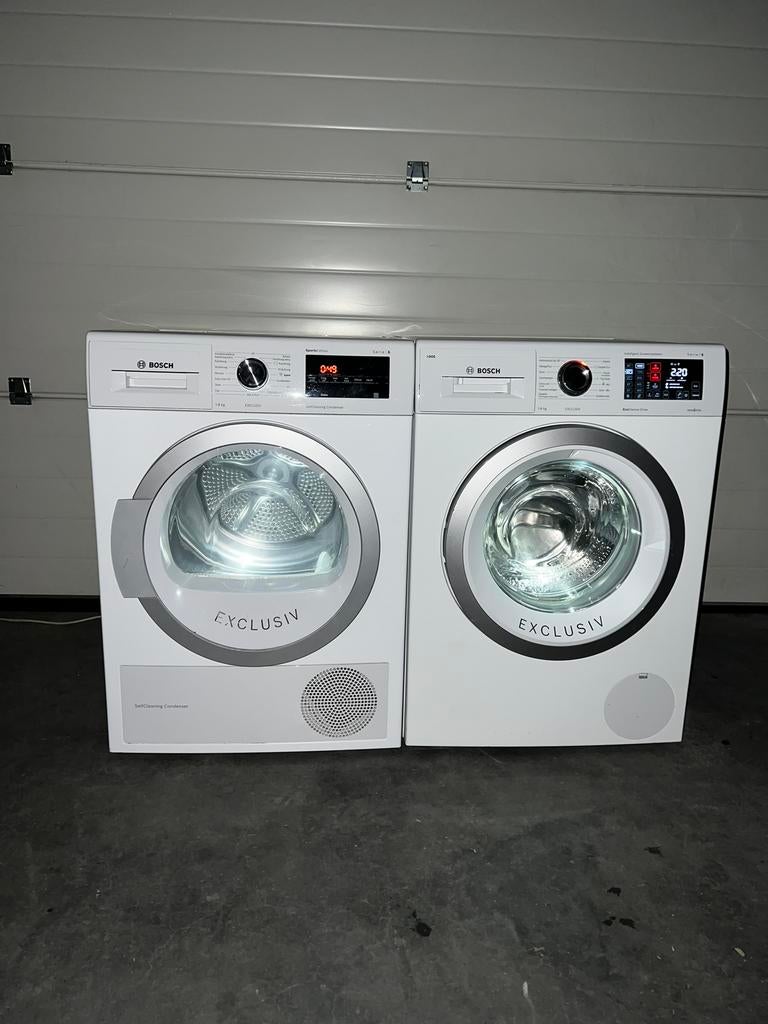 TOPDEAL! BOSCH 8KG IDOS Wasmachine BOSCH 8KG Warmtepompdrogr, 1200 tot 1600 toeren, Minder dan 85 cm, 8 tot 10 kg, Ophalen of Verzenden