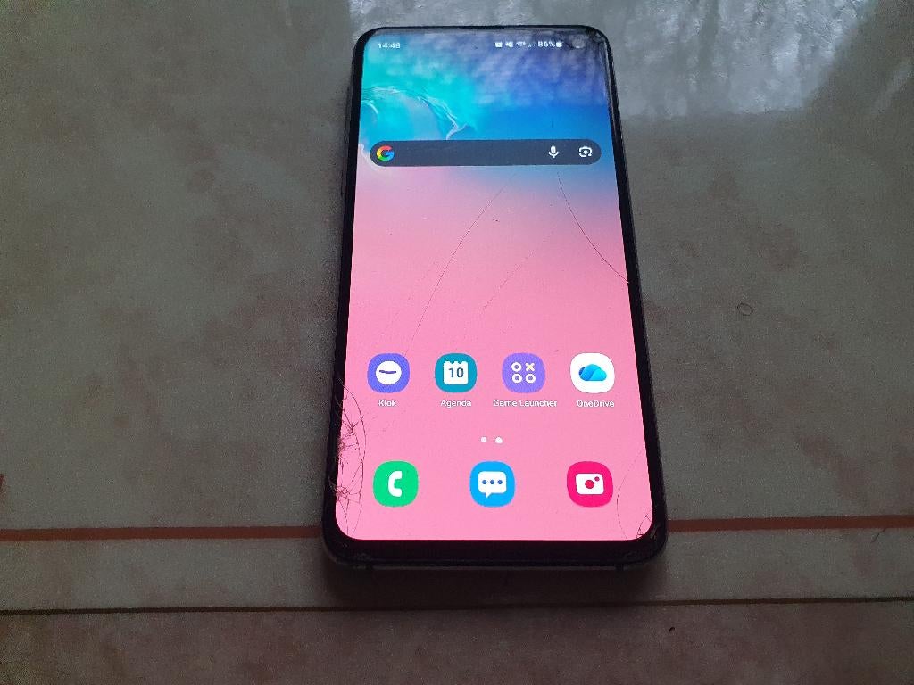 Galaxy s10e 128gb, Telecommunicatie, Mobiele telefoons | Samsung, Ophalen, Gebruikt, Zwart, Touchscreen