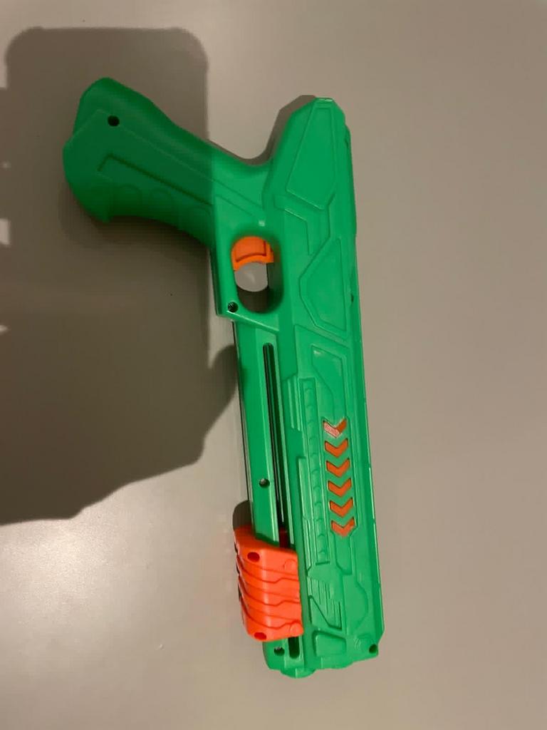 Plastic Speelgoed Geweer, Ophalen, Gebruikt