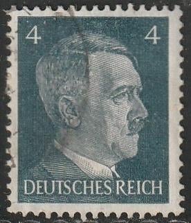 Rijk 1941 783 Hitler 4p, Gest, Ophalen of Verzenden, Overige periodes, Gestempeld