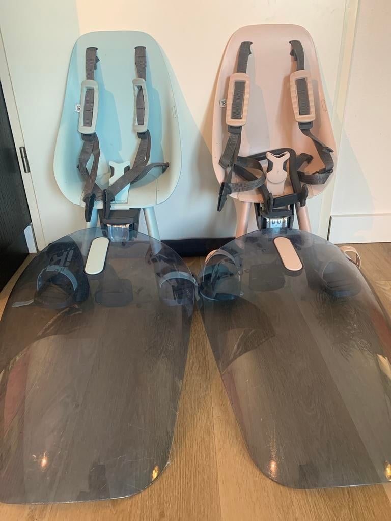 Kinderzitje iki met windscherm 2 stuks, Fietsen en Brommers, Ophalen, Zo goed als nieuw