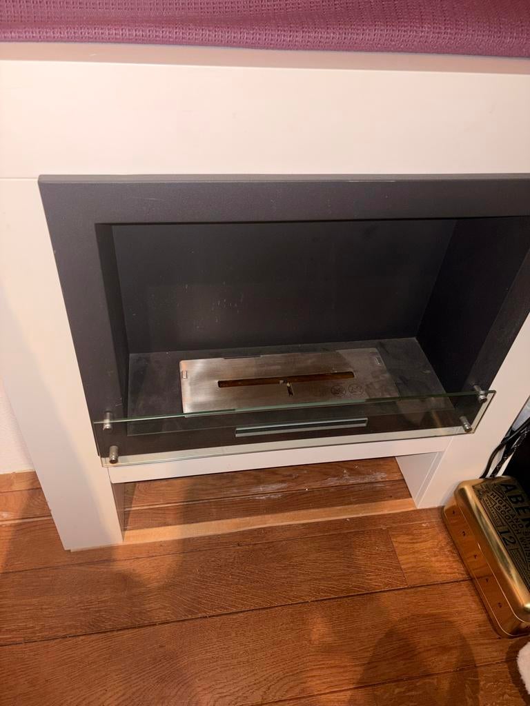 Moderne Gelhaard / Sfeerhaard voor binnen en buiten, Ophalen, Vrijstaande haard, Gelhaard