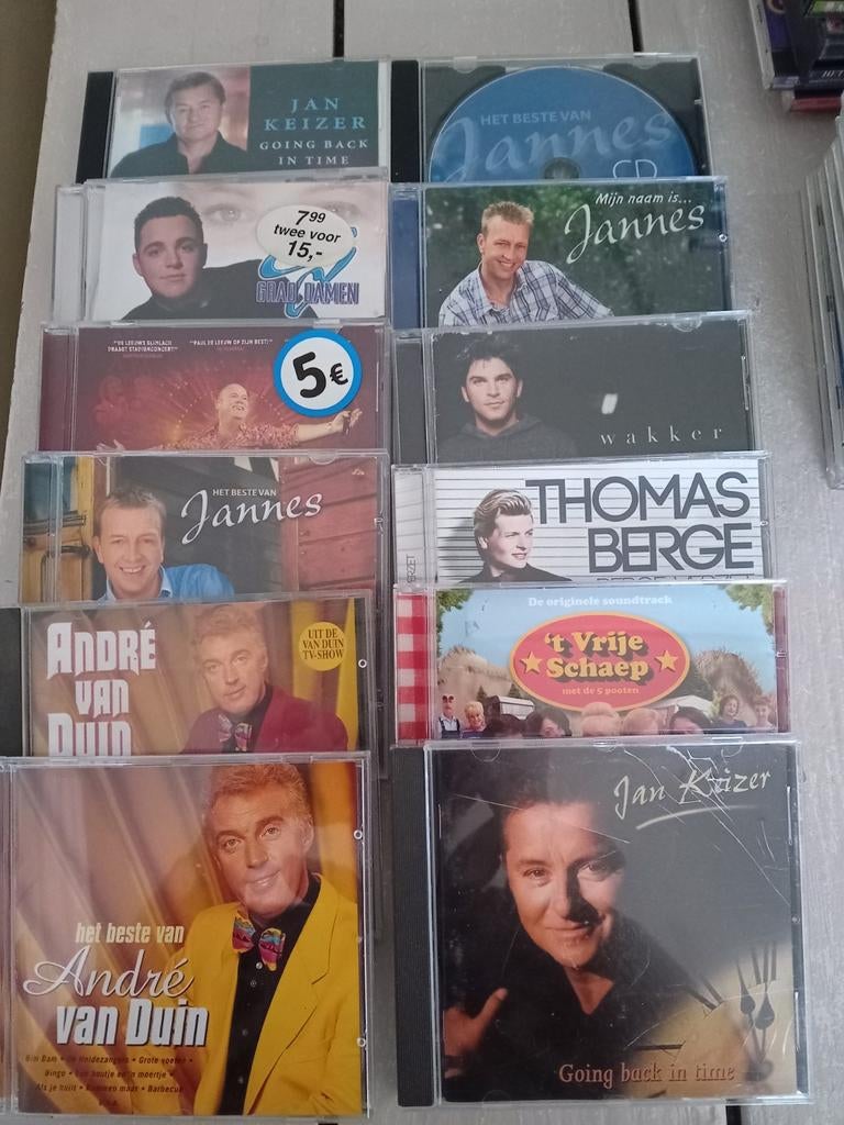 12 Hollandse CD,s, Ophalen of Verzenden, Zo goed als nieuw, Levenslied of Smartlap