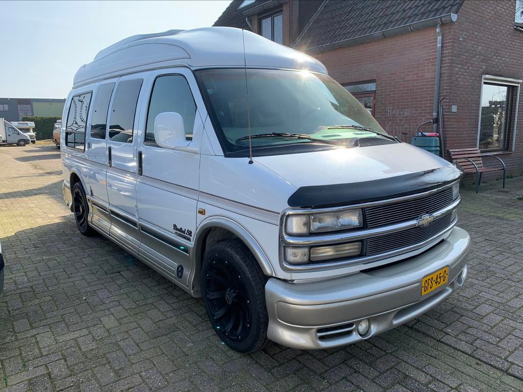 2000 Chevrolet Express Explorer 64000mls     *Ongelofelijk*, Automaat, Achterwielaandrijving, Overige carrosserieën, Wit