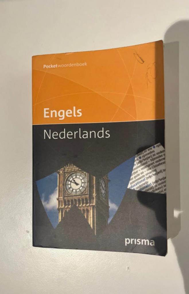 Pocketwoordenboek Engels-Nederlands Prisma, Boeken, Woordenboeken, Verzenden, Zo goed als nieuw, Prisma of Spectrum, Nederlands