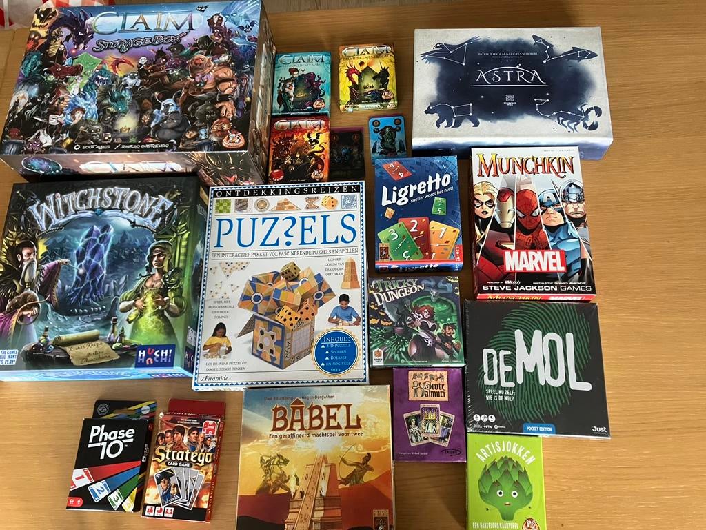 Selectie bord- en kaartspellen, Ophalen of Verzenden, Zo goed als nieuw