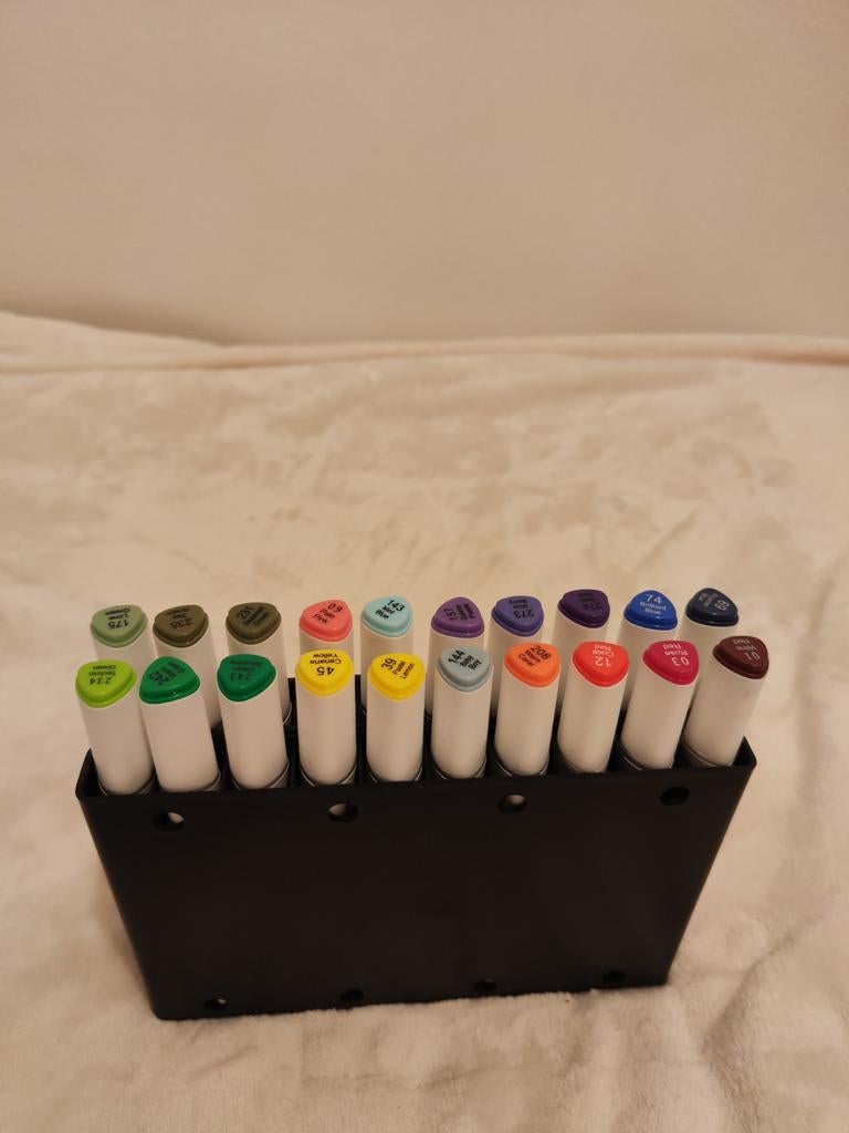 20 brush & fine colourful action markers, Ophalen of Verzenden, Potlood of Stift