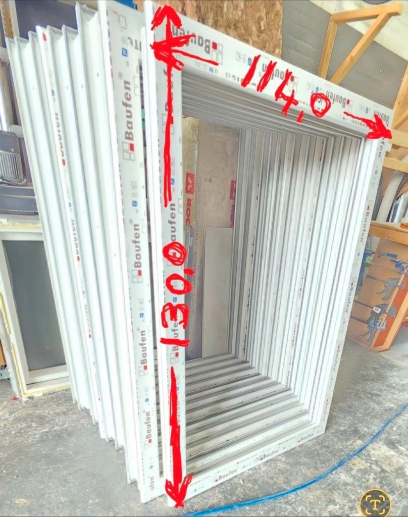 Kunststof kozijnen., Kunststof, Raamkozijn, Nieuw, 75 tot 150 cm