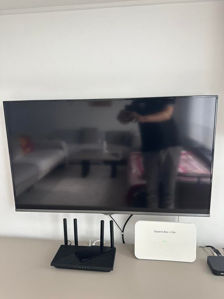 Samsung TV 40 Inch + Chrome Cast G454V, 50 Hz, Samsung, Full HD (1080p), Gebruikt