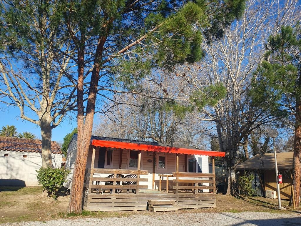 Stacaravan chalet mobile home, Ophalen of Verzenden