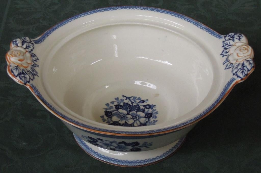 Nr G384: 1 Wood and Sons dekschaal zonder deksel, Ophalen of Verzenden