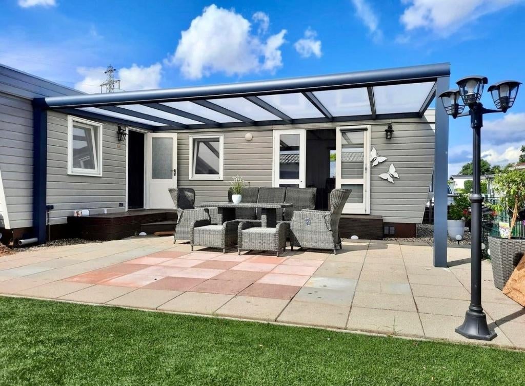 600x300 overkapping bouwpakket veranda 1600 euro, Ophalen of Verzenden, Nieuw, Veranda