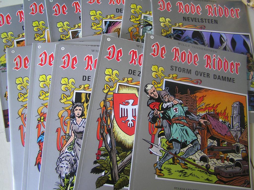 De rode ridder. Diverse delen., Meerdere stripboeken, Ophalen of Verzenden, Gelezen