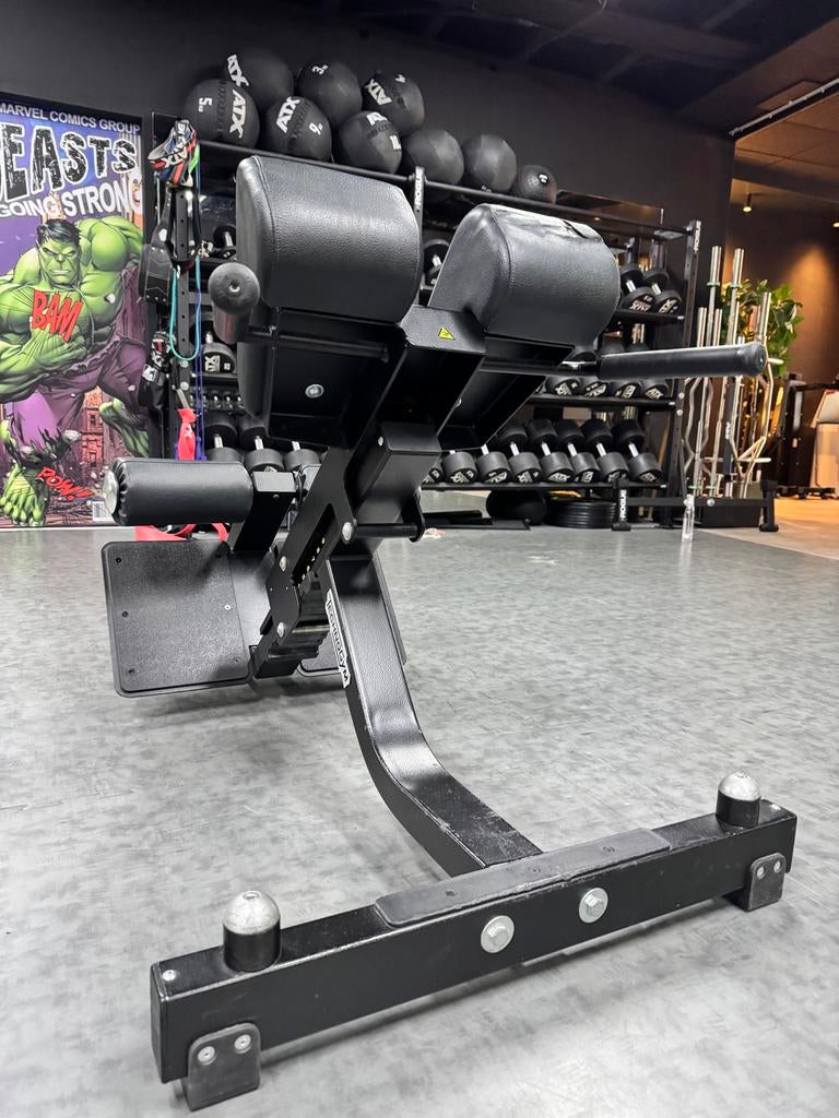 Technogym Hyper Extension - Rugtrainer, Sport en Fitness, Ophalen, Gebruikt, Rug, Fitnessbank