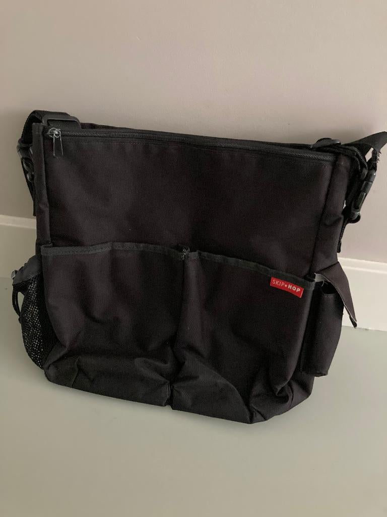 Skip Hop - Signature Duo Diaper Bag - Black, Ophalen of Verzenden, Gebruikt