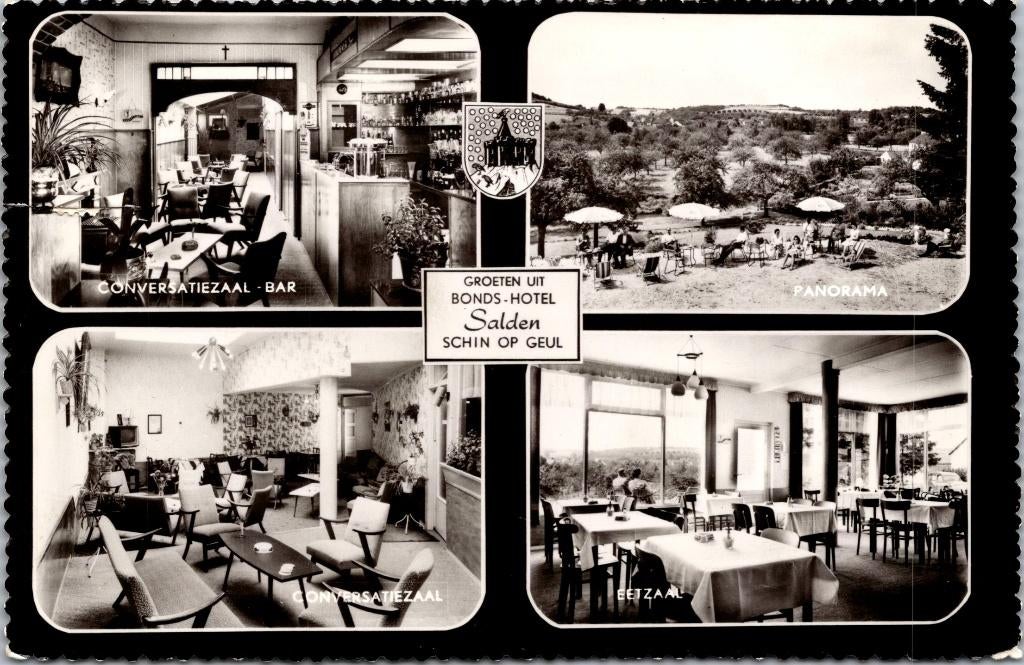 Schin op Geul - Bonds Hotel Salden (2x), Verzenden, 1960 tot 1980, Gelopen, Limburg