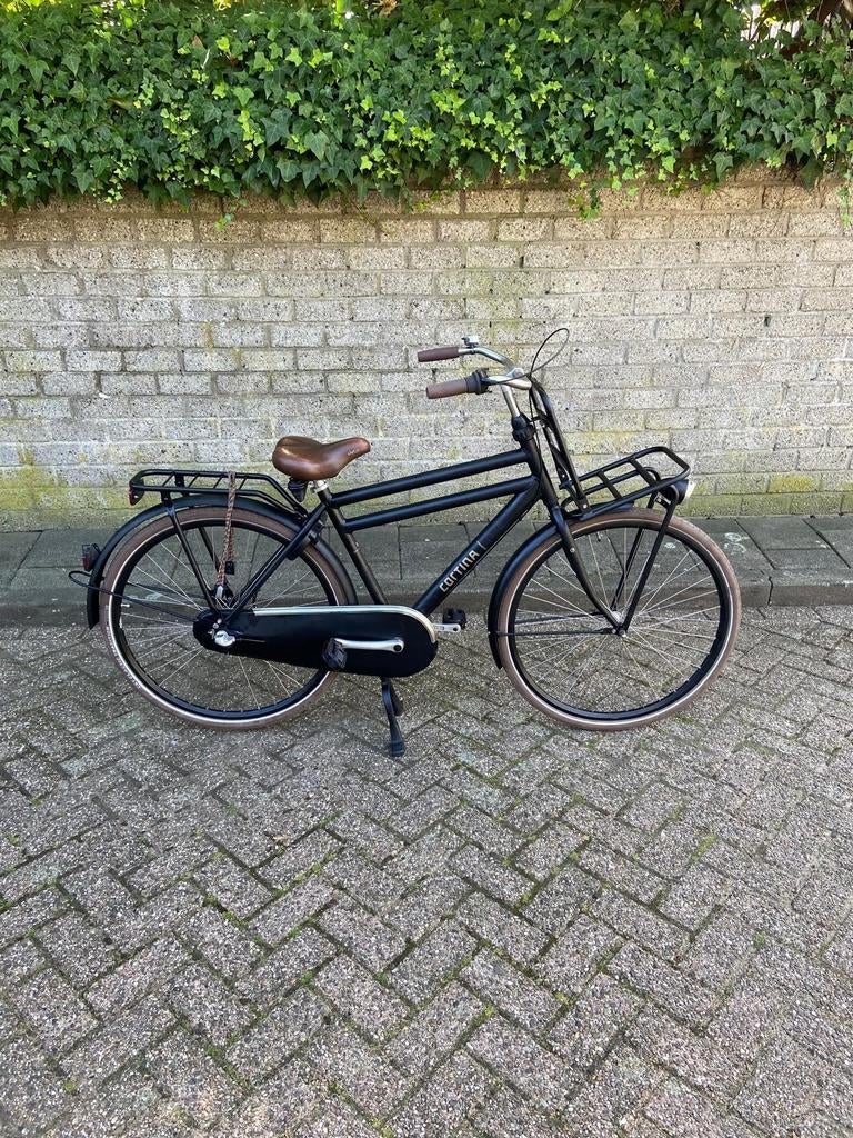 Jongensfiets Cortina U4 Transporter, Fietsen en Brommers, Fietsen | Heren | Herenfietsen, Gebruikt, Versnellingen, 49 tot 53 cm