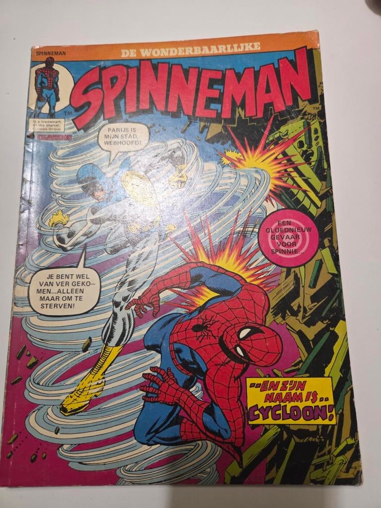 Spinneman - De Wonderbaarlijke Spinneman, Eén stripboek, Ophalen of Verzenden, Gelezen, Onbekend