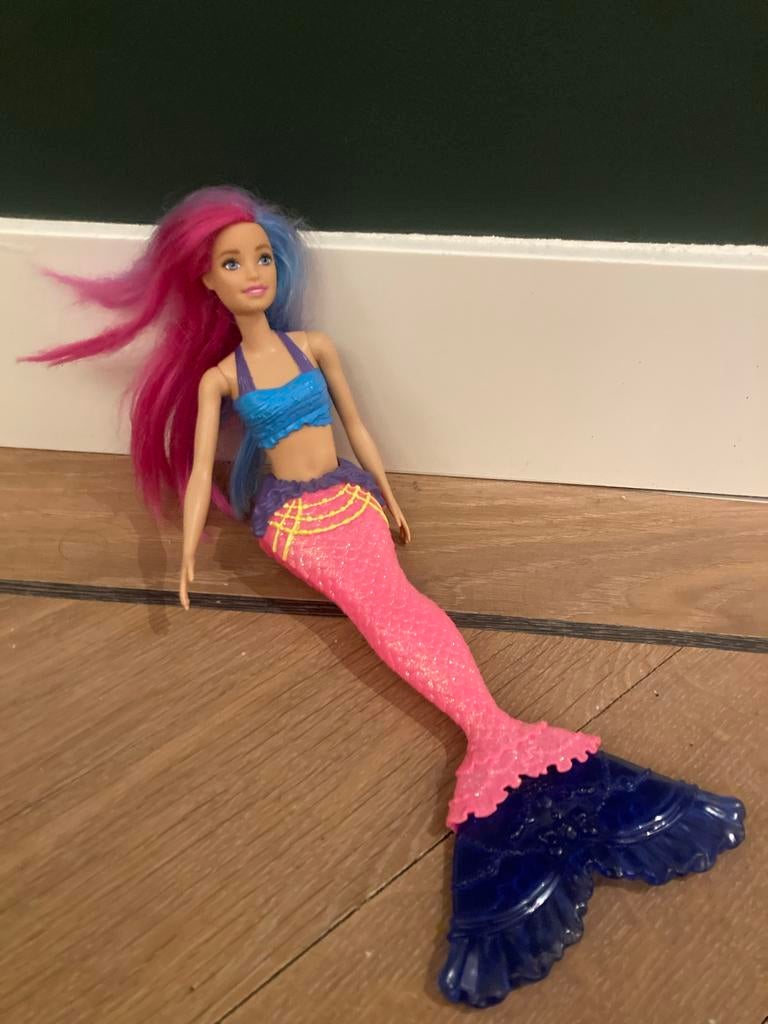 Zeemeermin Barbie Pop, Ophalen of Verzenden, Zo goed als nieuw, Pop