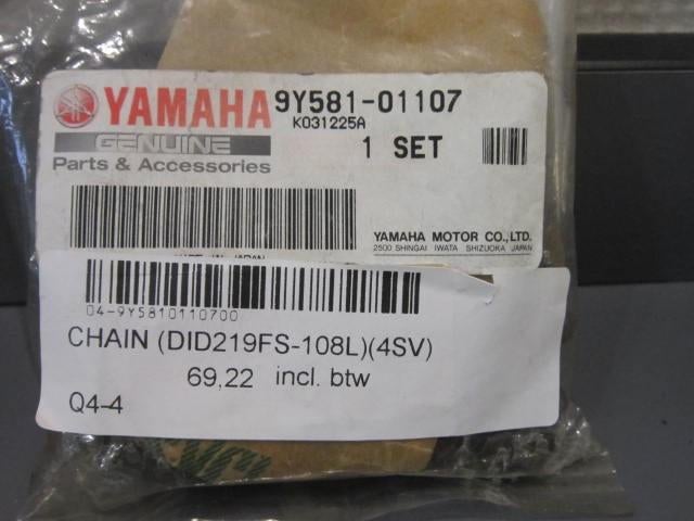 Distributie-ketting Yamaha, 1000cc,FZR-1000, GTS-1000, Motoren, Onderdelen | Yamaha, Ophalen of Verzenden, Nieuw