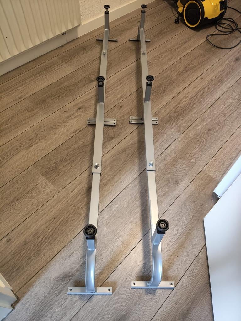 Uitschuifbare potenset lattenbodem 160x200, Huis en Inrichting, Ophalen, Zo goed als nieuw
