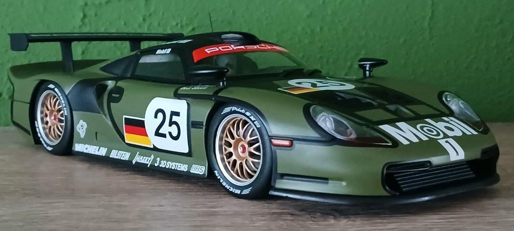 Porsche dtm groen, Hobby en Vrije tijd, Modelauto's | 1:24, Overige merken, Werk 83, Auto, Nieuw