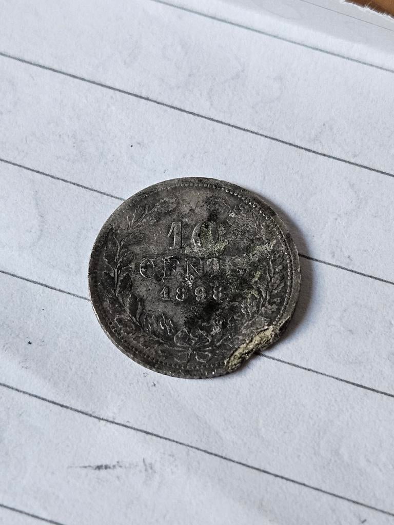 10 cent 1898 Nederland, Verzenden, Zilver, 10 cent, Koningin Wilhelmina