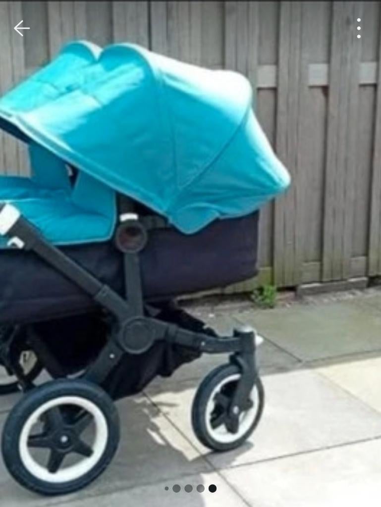 Bugaboo duo, Gebruikt, Bugaboo, Verstelbare duwstang, Ophalen