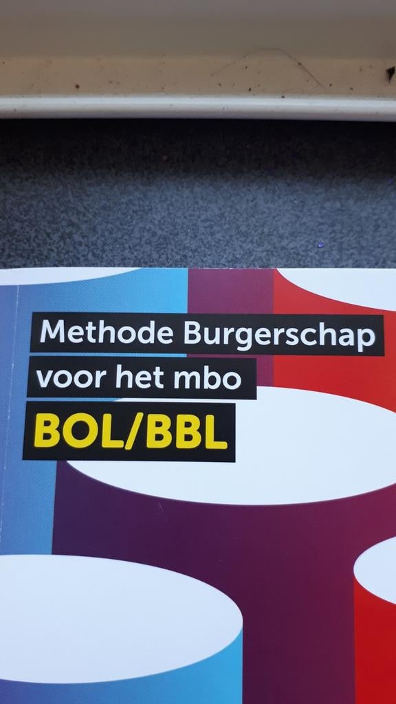 Nw Methode Burgerschap  MBO niv 4  BOL/BBL, Ophalen of Verzenden, Nieuw, Overige niveaus, Overige vakken