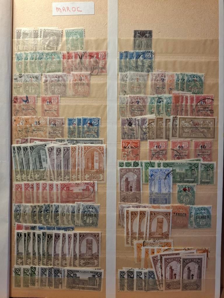 Insteekboek Verzameling OUD Maroc / Tunesië/ Syrië, Ophalen of Verzenden, Buitenland