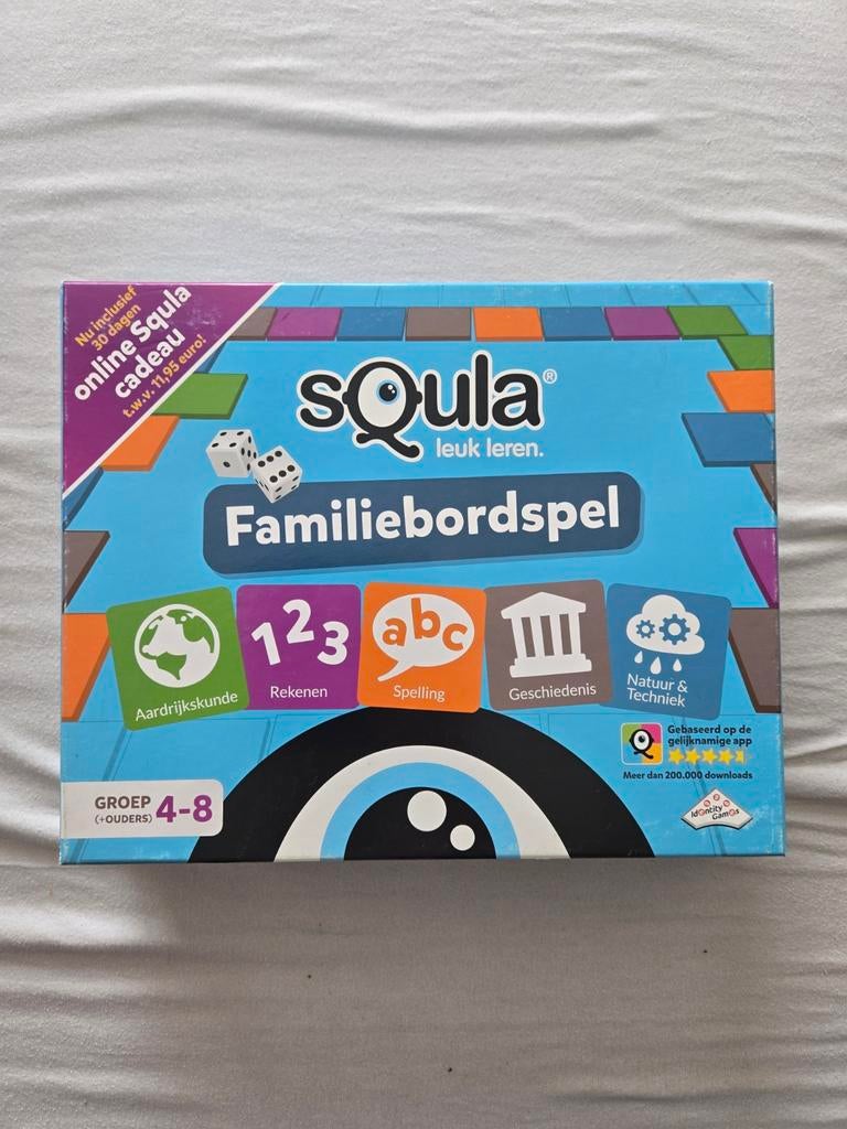 Squla Familiebordspel, Hobby en Vrije tijd, Gezelschapsspellen | Bordspellen, Nieuw, Ophalen of Verzenden