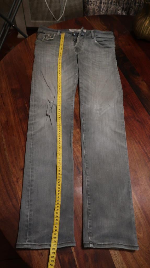 Jacob Cohen grijze jeans gedragen w 32, Kleding | Heren, Spijkerbroeken en Jeans, W32 (confectie 46) of kleiner, Ophalen of Verzenden