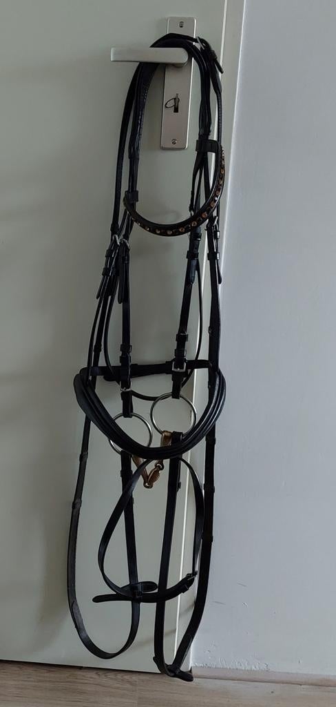 Hoofdstel HORSEGEAR HGLembut Soft Zwart, Ophalen of Verzenden, Zo goed als nieuw, Dressuur