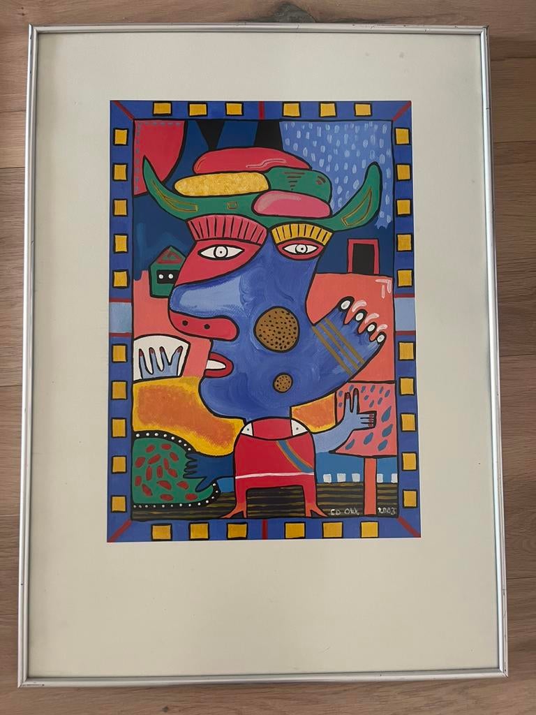 Clemens Briels zeefdruk, nr 112 en 114, Antiek en Kunst, Ophalen of Verzenden