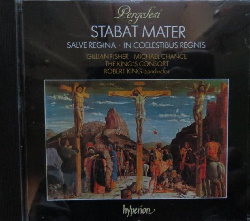Cd: Stabat Mater, Pergolesi, Robert King, King's Consort, Ophalen of Verzenden, Classicisme, Zo goed als nieuw, Kamermuziek