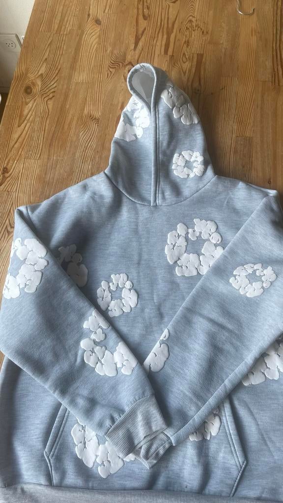 Denim Tears Cloud Hoodie - Maat M, Kleding | Heren, Truien en Vesten, Ophalen of Verzenden, Zo goed als nieuw, Maat 48/50 (M)
